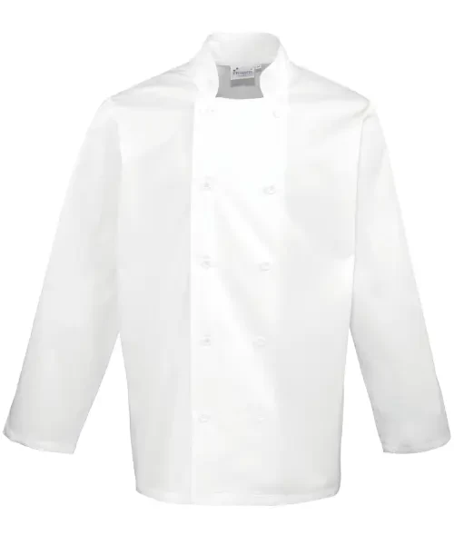 Premier Long Sleeve Chef’s Jacket White