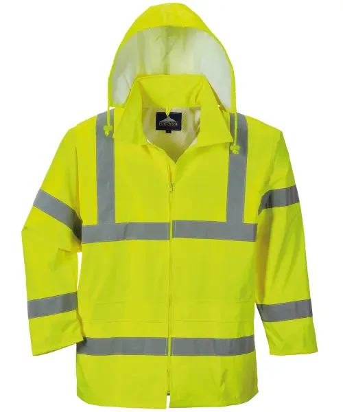 Portwest Hi-Vis Rain Jacket (H440) Yellow