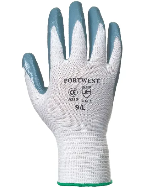 Portwest Flexo Grip Nitrile Glove (A310) Grey