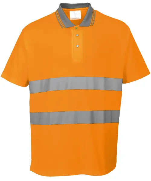 Portwest Cotton Comfort Polo Shirt (S171) Orange