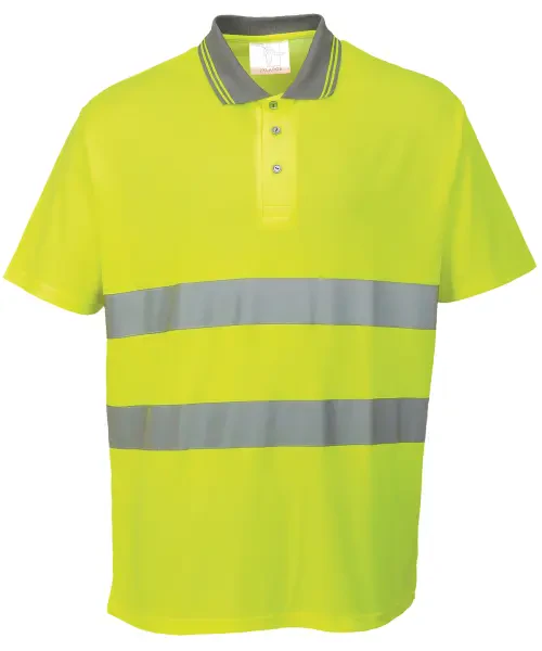 Portwest Cotton Comfort Polo Shirt (S171) Yellow