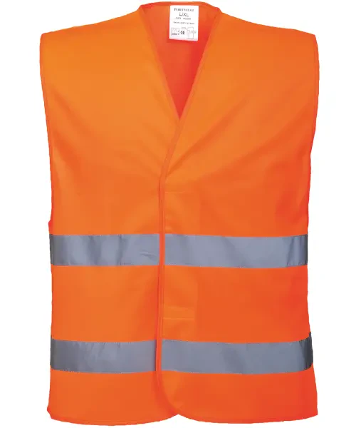 Portwest Hi-Vis Two-band Vest (C474) Orange