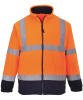 Portwest Hi-Vis Mesh-Lined Fleece (F300) Orange/Navy