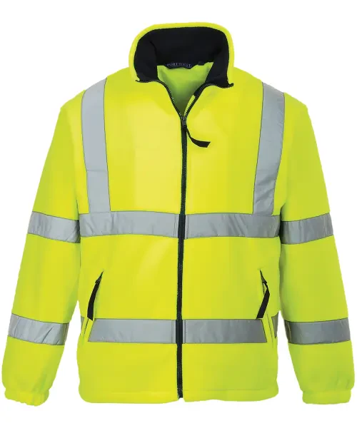 Portwest Hi-Vis Mesh-Lined Fleece (F300) Yellow