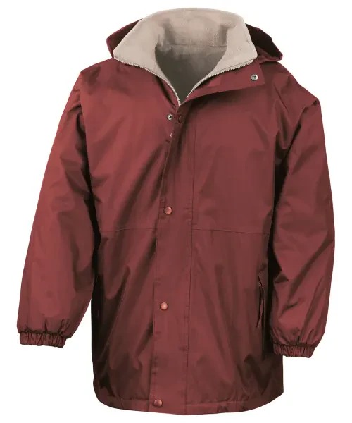 Result Reversible Stormdri 4000 Jacket Burgundy/camel