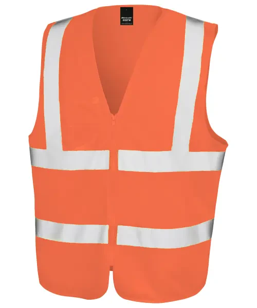 Result Core Zip ID Safety Tabard Orange