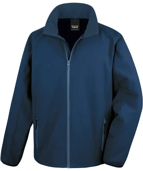 Result Core Printable Softshell Jacket Navy/navy