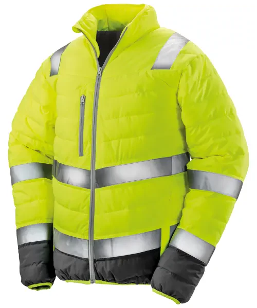 Result Soft Padded Safety Jacket Yellow