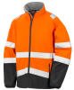 Result Printable Safety Softshell Jacket Orange/Black