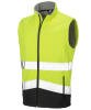 Result Printable Safety Softshell Gilet Yellow/Black