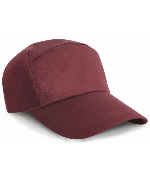 Result 7-Panel Advertising Cap Burgundy