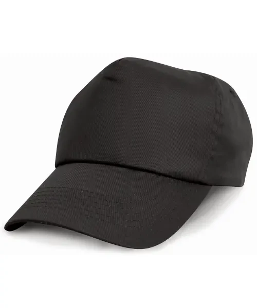 Result Junior Cotton Cap Black