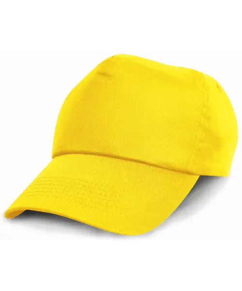 Result Junior Cotton Cap Yellow