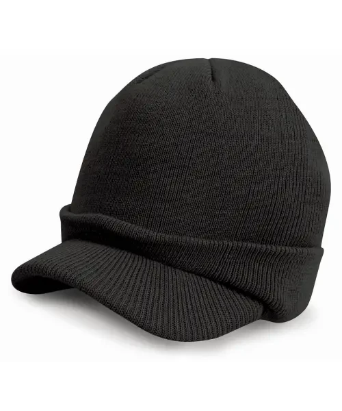 Result Esco Army Knitted Hat Black