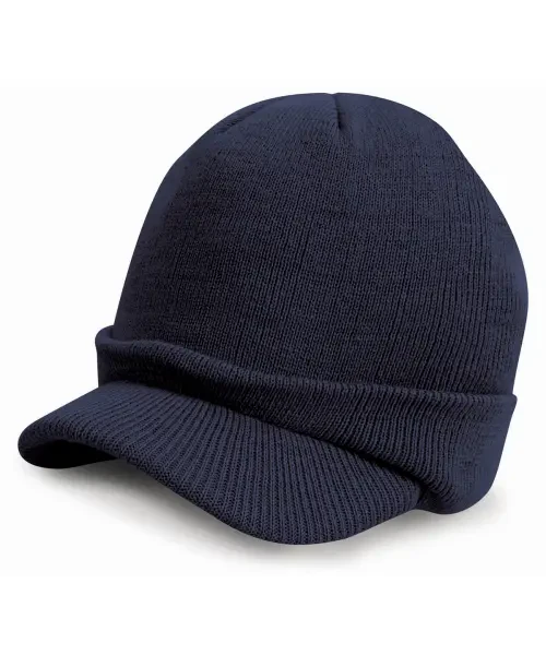 Result Esco Army Knitted Hat Navy