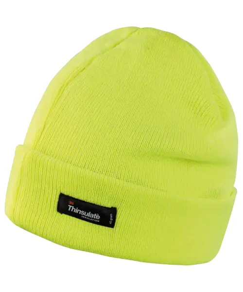 Result Lightweight Thinsulate Hat Fluorescent Yellow