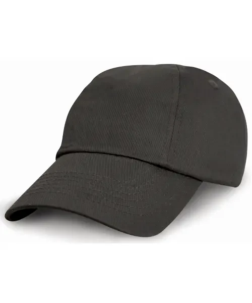 Result Junior Low-Profile Cotton Cap Black