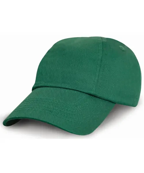 Result Junior Low-Profile Cotton Cap Bottle Green