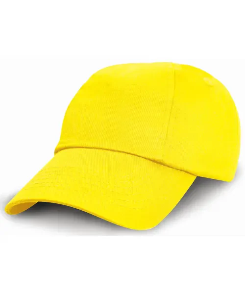 Result Junior Low-Profile Cotton Cap Yellow