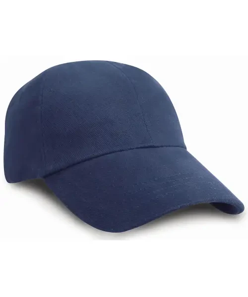 Result Junior Low-Profile Heavy Brushed Cotton Cap Navy