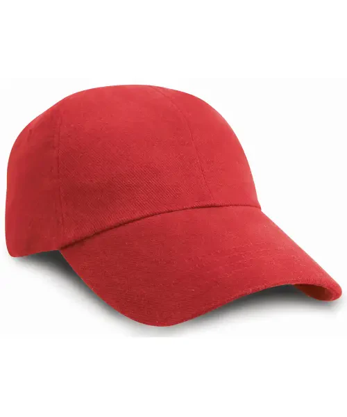 Result Low-Profile Heavy Brushed Cotton Cap Red