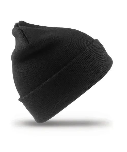 Result Kids Woolly Ski Hat Black