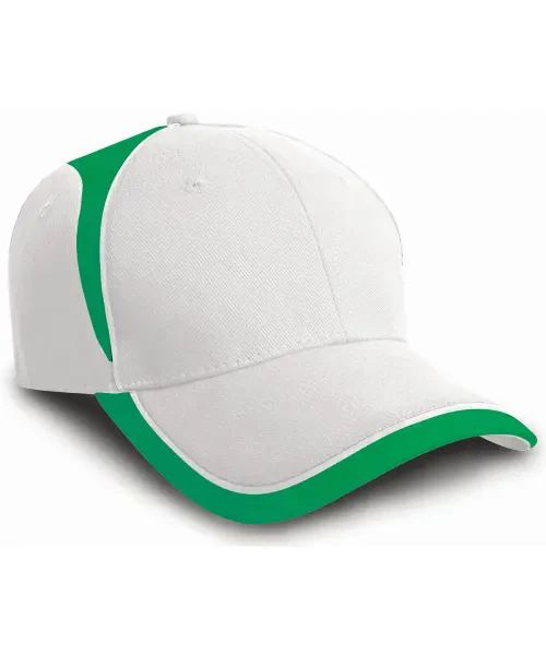 Result National Cap White/Emerald