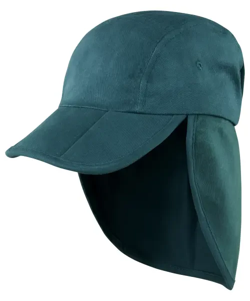 Result Junior Fold-up Legionnaire's Cap Bottle Green