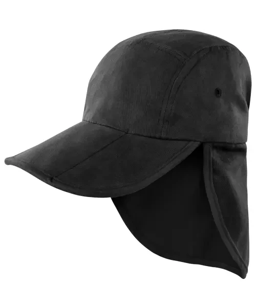 Result Fold-Up Legionnaire's Cap Black