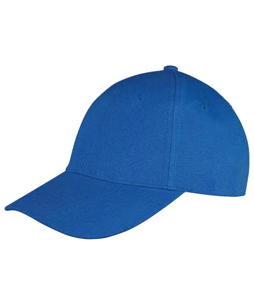 Result Memphis 6-Panel Brushed Cotton Low Profile Cap Azure Blue