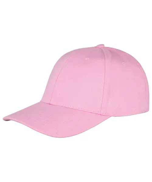 Result Memphis 6-Panel Brushed Cotton Low Profile Cap Pink