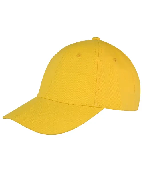 Result Memphis 6-Panel Brushed Cotton Low Profile Cap Yellow