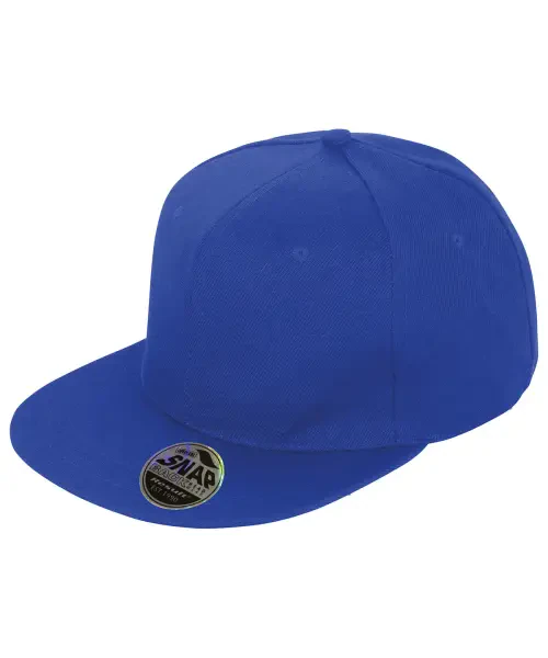 Result Bronx Original Flat Peak Snapback Cap Sapphire Blue