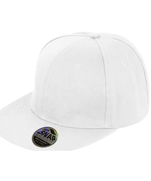 Result Bronx Original Flat Peak Snapback Cap White