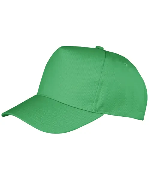 Result Boston 5-Panel Polycotton Printer's Cap Apple Green