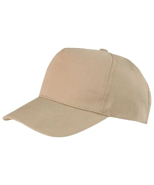 Result Boston 5-Panel Polycotton Printer's Cap Khaki