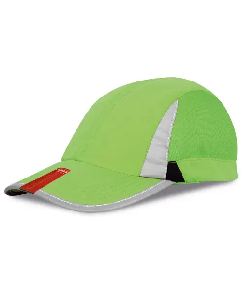 Result Sport Cap Lime/Black