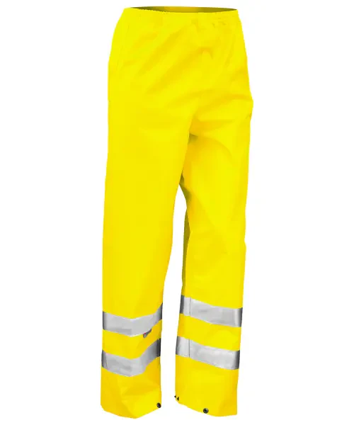 Result Safety Hi-Vis Trousers Yellow