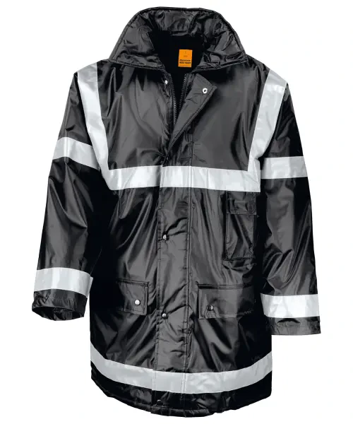 Result Work-Guard Management Coat Black