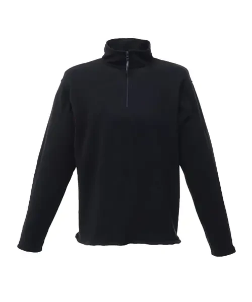 Regatta Zip-neck Microfleece Black