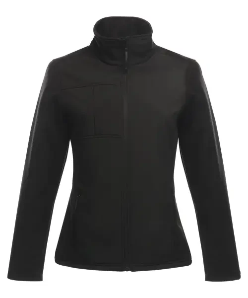 Regatta Women's Octagon Ii Printable 3-layer Membrane Softshell Black/black