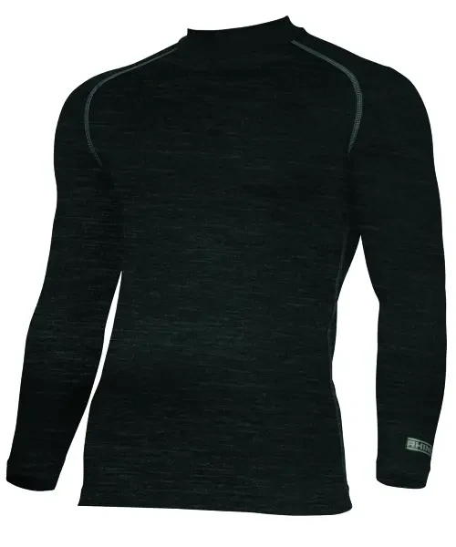 Rhino Long Sleeve Baselayer Black Heather