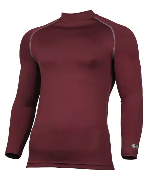 Rhino Long Sleeve Baselayer Maroon