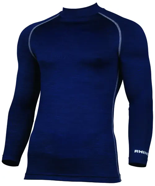 Rhino Long Sleeve Baselayer Navy Heather