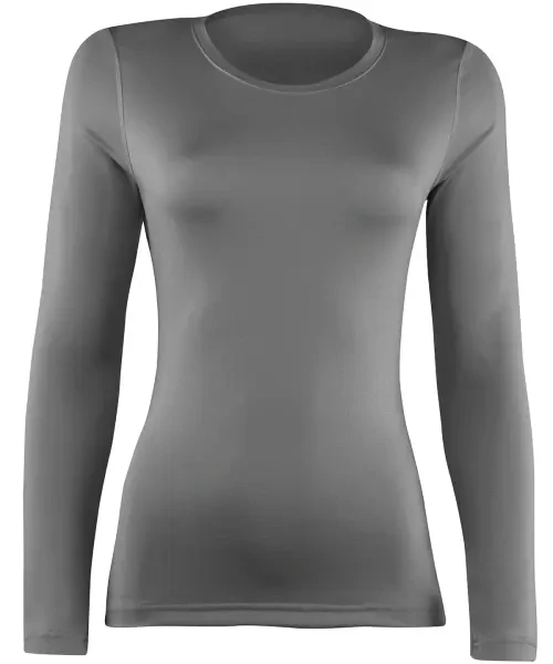 Rhino Women's Long Sleeve Baselayer Top Grey