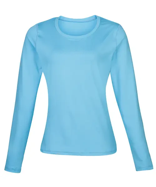 Rhino Women's Long Sleeve Baselayer Top Light Blue