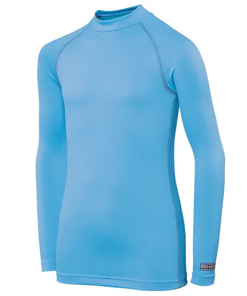 Rhino Junior Long Sleeve Baselayer Light Blue