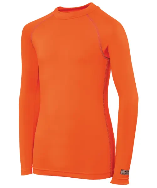 Rhino Junior Long Sleeve Baselayer Orange