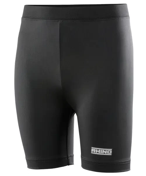 Rhino Junior Baselayer Shorts Black