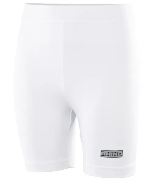 Rhino Junior Baselayer Shorts White